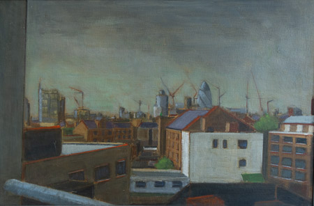 Bermondsey View 89x59cm Oil SOLD