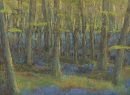 Blubell Wood 60x44cm Oil SOLD